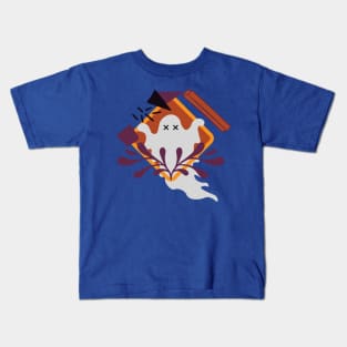 Halloween Ghost Abstract print art style Kids T-Shirt